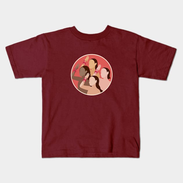 Women’s day Kids T-Shirt by NNlovedrawing